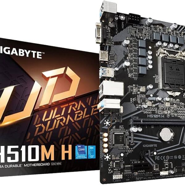 Gigabyte H510M H Ultra Durable Micro-ATX Motherboard for Intel LGA1200