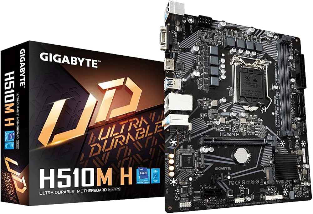 61FrJSysdfS._AC_UF1000,1000_QL80_ Gigabyte H510M H Ultra Durable Micro-ATX Motherboard for Intel LGA1200 - Image 1