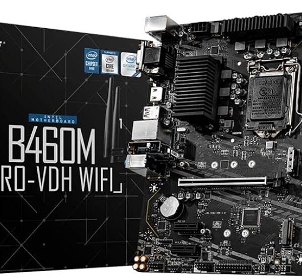 MSI B460M PRO-VDH WiFi Micro-ATX Motherboard for LGA1200 with DDR4