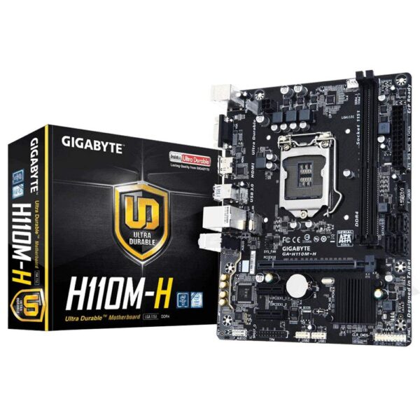 Gigabyte GA-H110M-H Micro-ATX Motherboard for Intel LGA1151 With DDR4