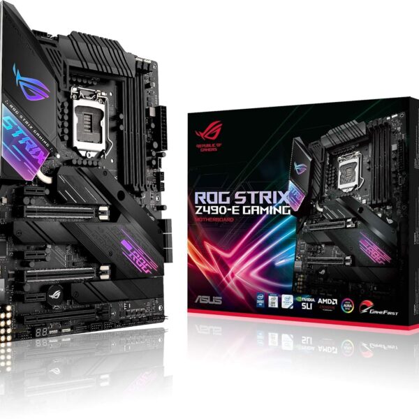 ASUS ROG Strix Z490-E Gaming ATX Motherboard With Intel LGA1200, DDR4 and WiFi 6