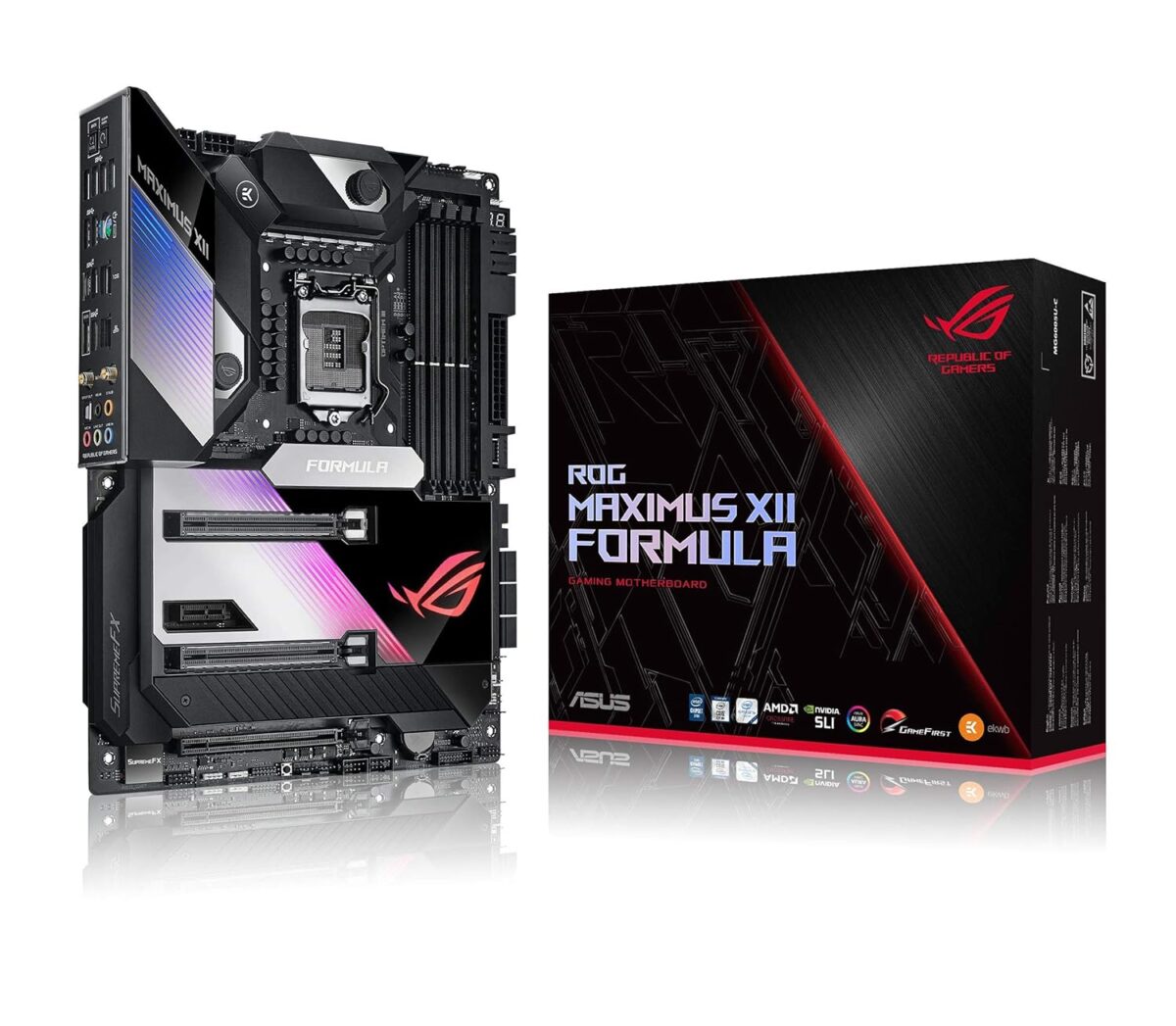 ASUS ROG Maximus XII Formula Z490 ATX Gaming Motherboard with Intel LGA1200