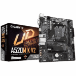 Gigabyte A520M K V2 Micro-ATX Motherboard | AM4, DDR4
