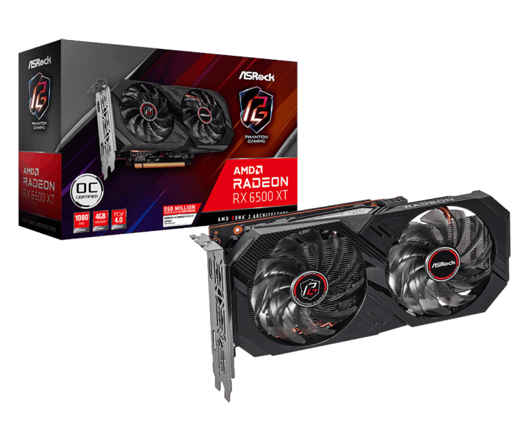AsRock Phantom RX 6500 XT Radeon 4GB