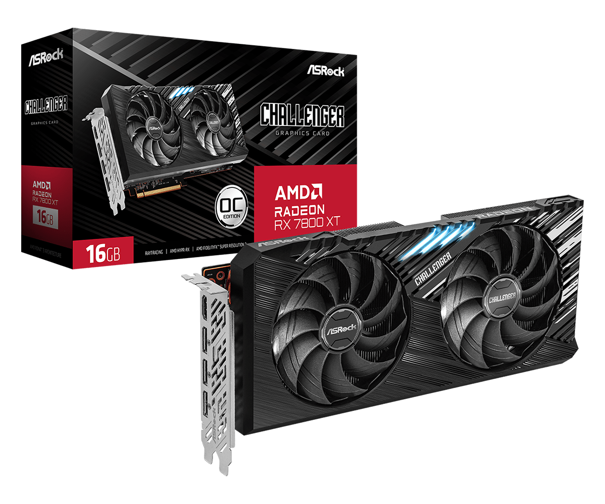 AsRock RX 7800 XT Challenger 16GB OC Edition 1 AsRock RX 7800 XT Challenger 16GB OC Edition 1