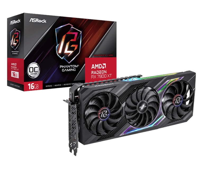 AsRock RX 7800 XT Phantom Gaming 16GB OC Edition 6