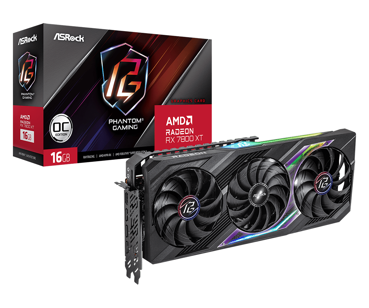 AsRock RX 7800 XT Phantom Gaming 16GB OC Edition 6 AsRock RX 7800 XT Phantom Gaming 16GB OC Edition 6