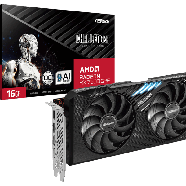 AsRock RX 7900 GRE Challenger 16GB Graphics Card