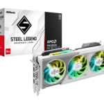 AsRock RX 9070 XT Steel Legend 16GB Graphics Card 1
