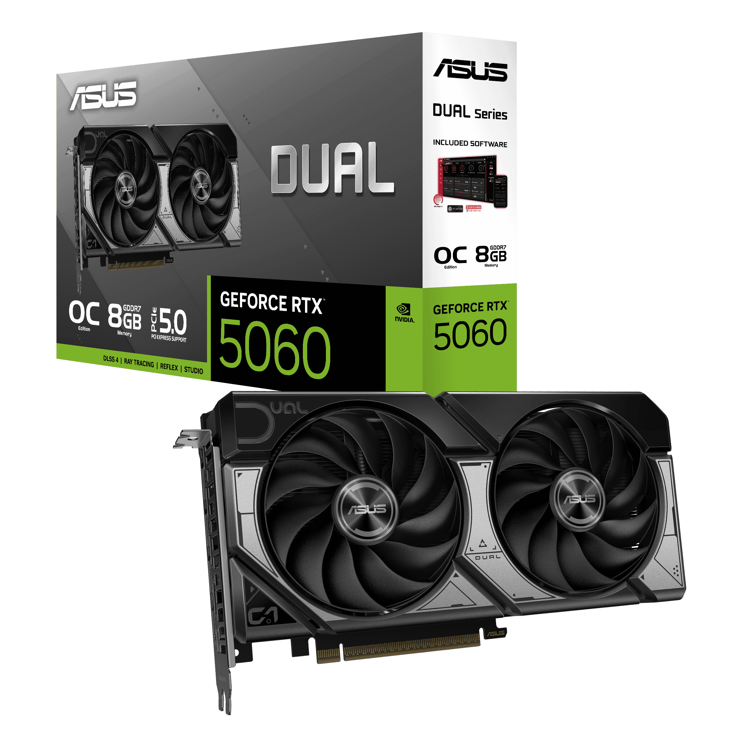 Asus Dual GeForce RTX 5060 8GB GDDR7 OC Edition 8 Asus Dual GeForce RTX 5060 8GB GDDR7 OC Edition 8