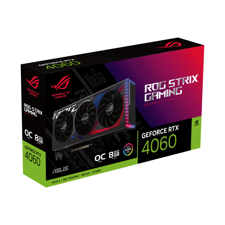 Asus ROG 4060 Nvidia RTX Graphics Card 10 1