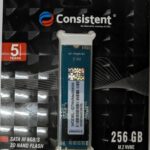 Consistent 256GB NVMe SSD 2