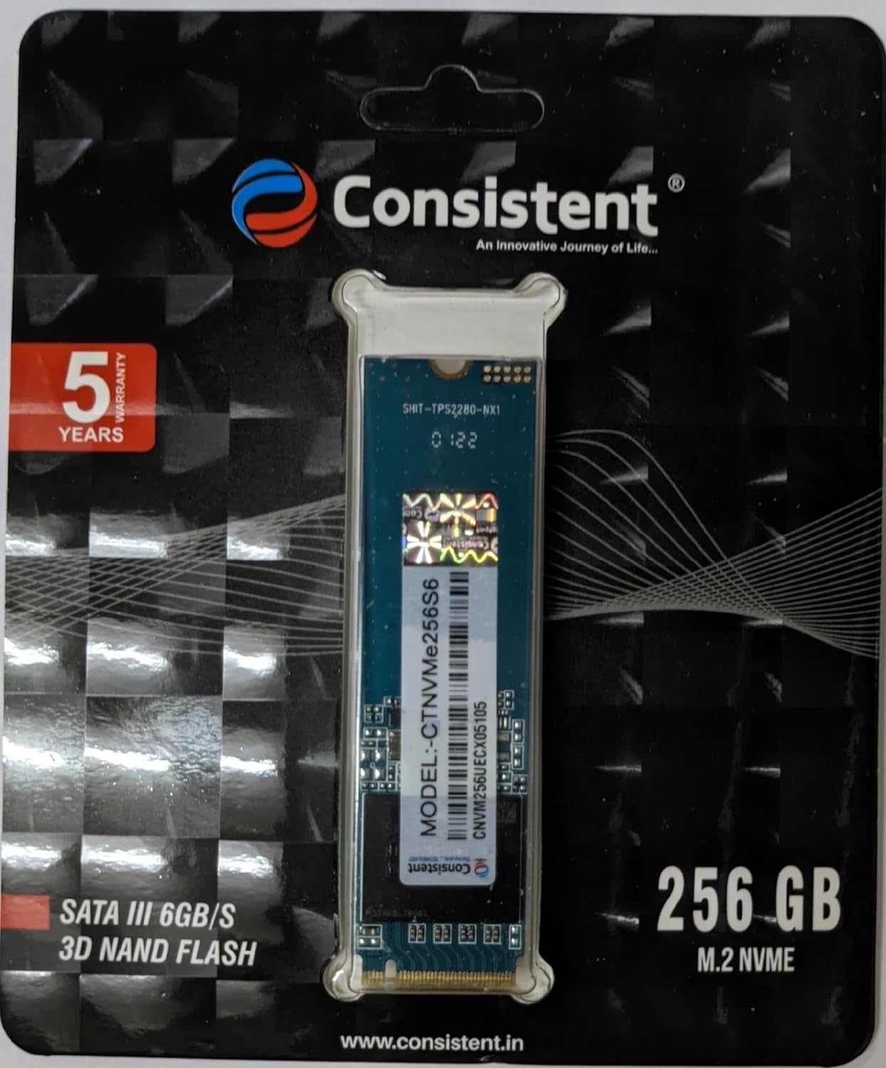 Consistent 256GB NVMe SSD 2 Consistent 256GB NVMe SSD 2