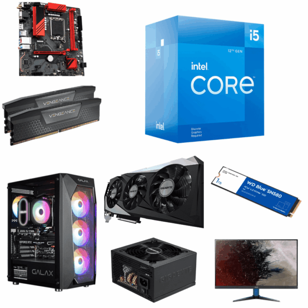 Core i5 12400F with Gigabyte B760M Gaming AC 1