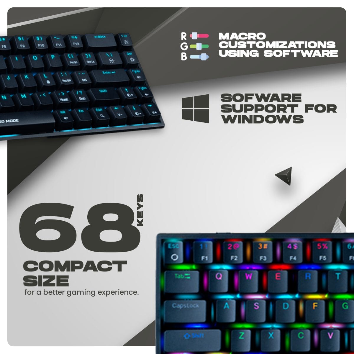 Cosmic Byte Artemis 68 Mechanical Keyboard 6