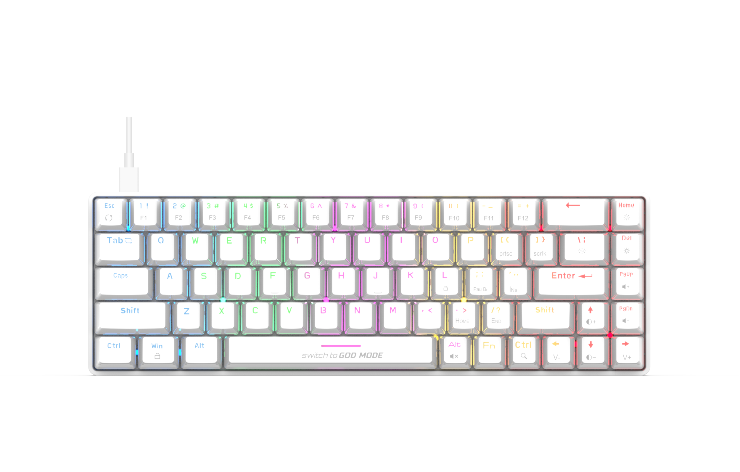 Cosmic Byte Artemis White 68 RGB Keyboard 1 Cosmic Byte Artemis White 68 RGB Keyboard 1