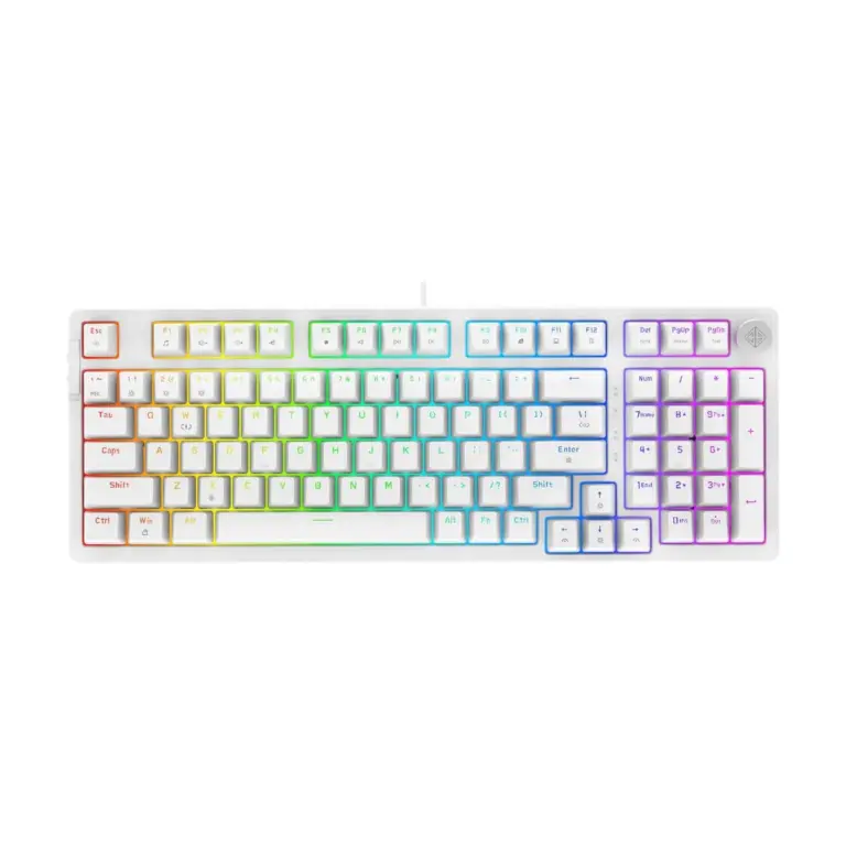Cosmic Byte Phantom White Gasket Keyboard 1