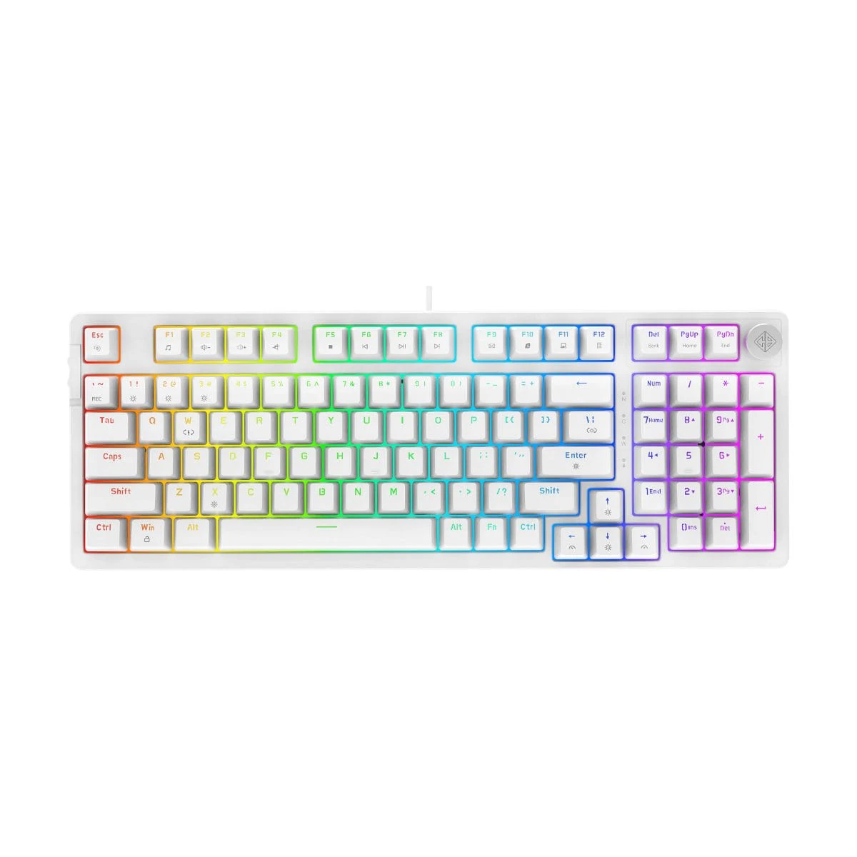 Cosmic Byte Phantom White Gasket Keyboard 1 Cosmic Byte Phantom White Gasket Keyboard 1