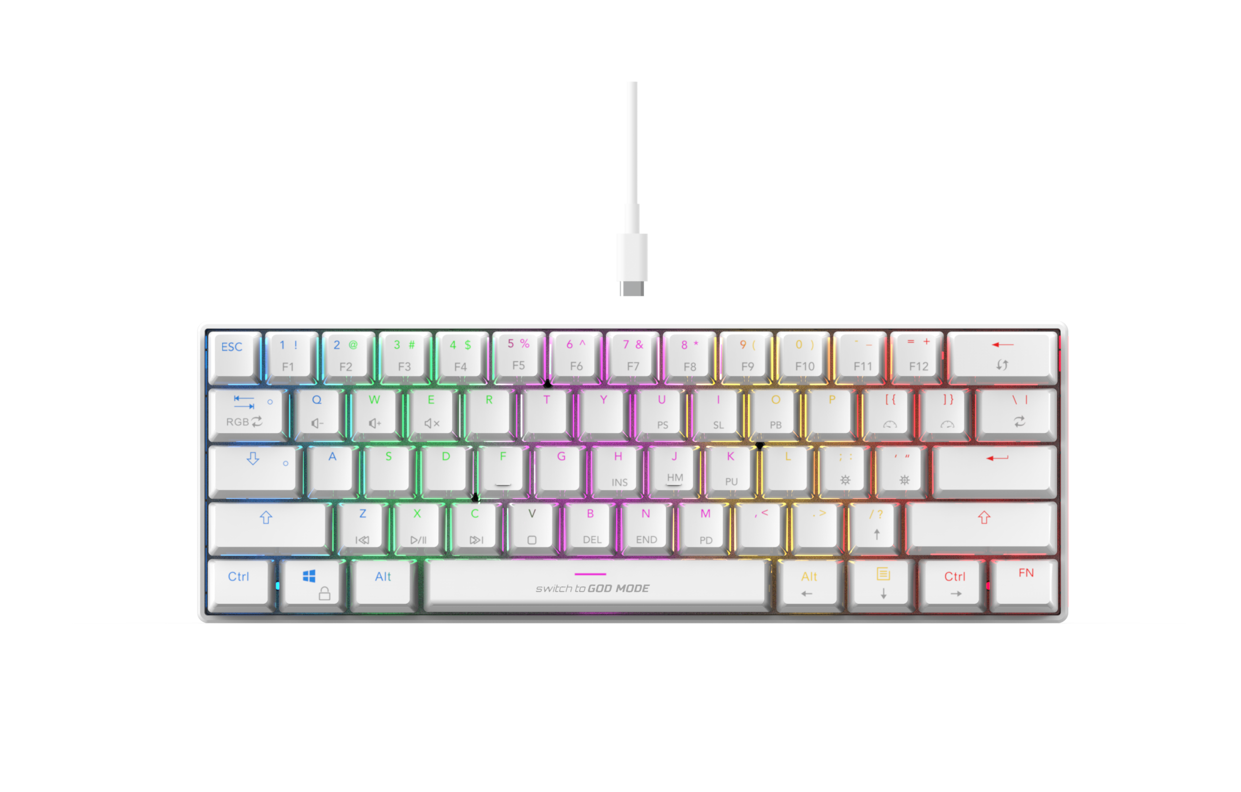 Cosmic Byte Themis White Gaming Keyboard 1 Cosmic Byte Themis White Gaming Keyboard 1