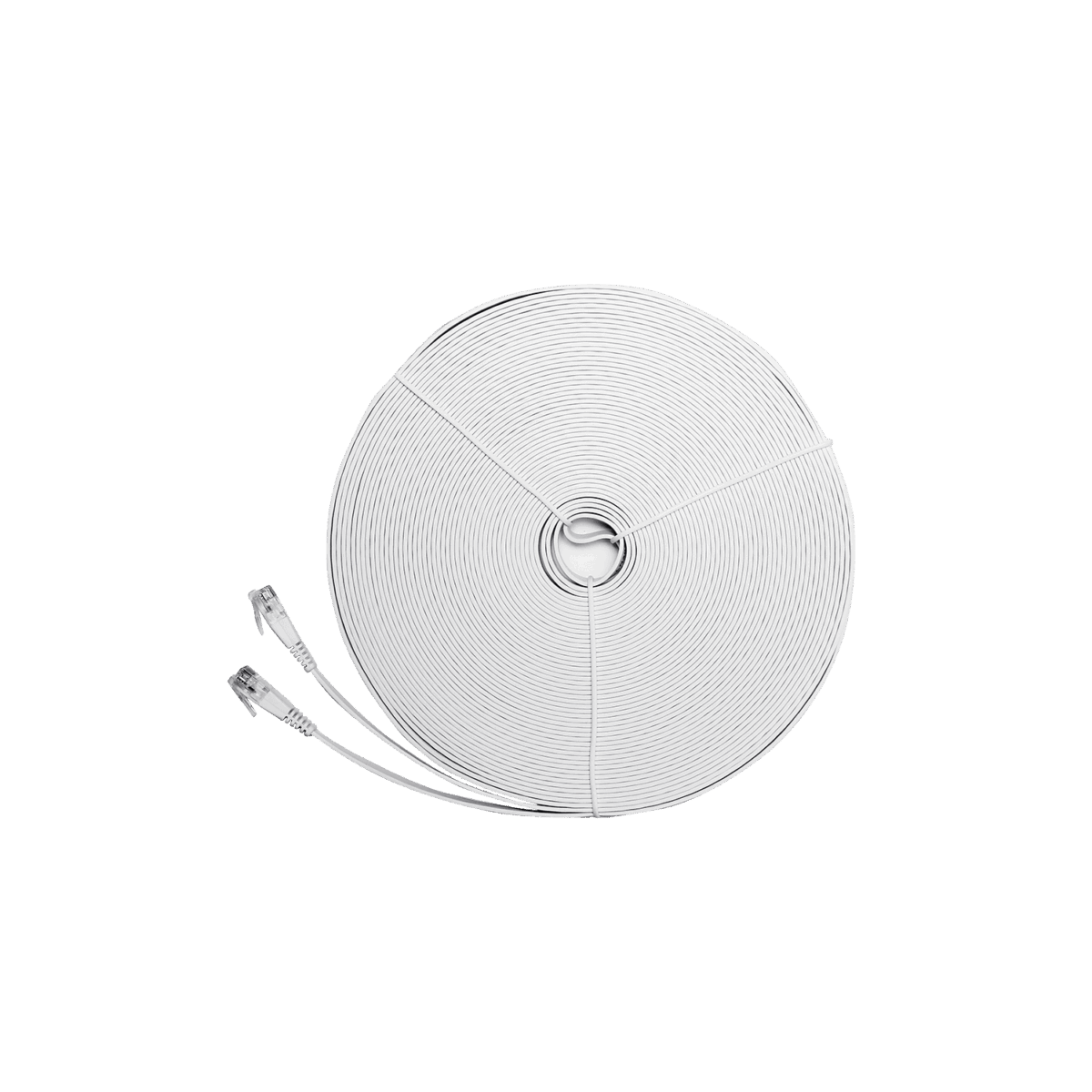 Eira Cat6 Ultra Thin Flat Ethernet 30m White Patch Cable