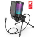 FIFINE AmpliGame A6V USB Black Microphone 3