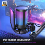 FIFINE AmpliGame A6V USB Black Microphone 3
