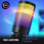FIFINE AmpliGame A6V USB Black Microphone 4
