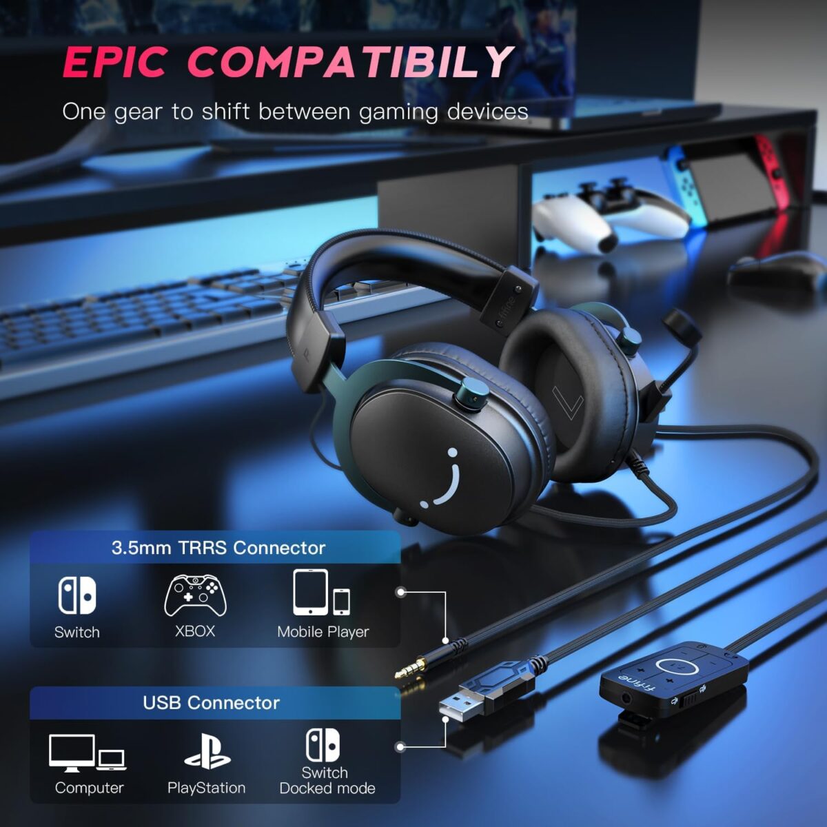 FIFINE AmpliGame AM6 Condenser Mic 7