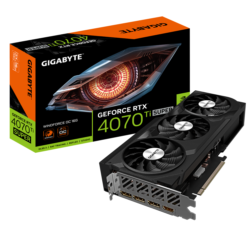 GeForce RTX 4070 Ti SUPER WINDFORCE OC 16G 01 GeForce RTX 4070 Ti SUPER WINDFORCE OC 16G 01