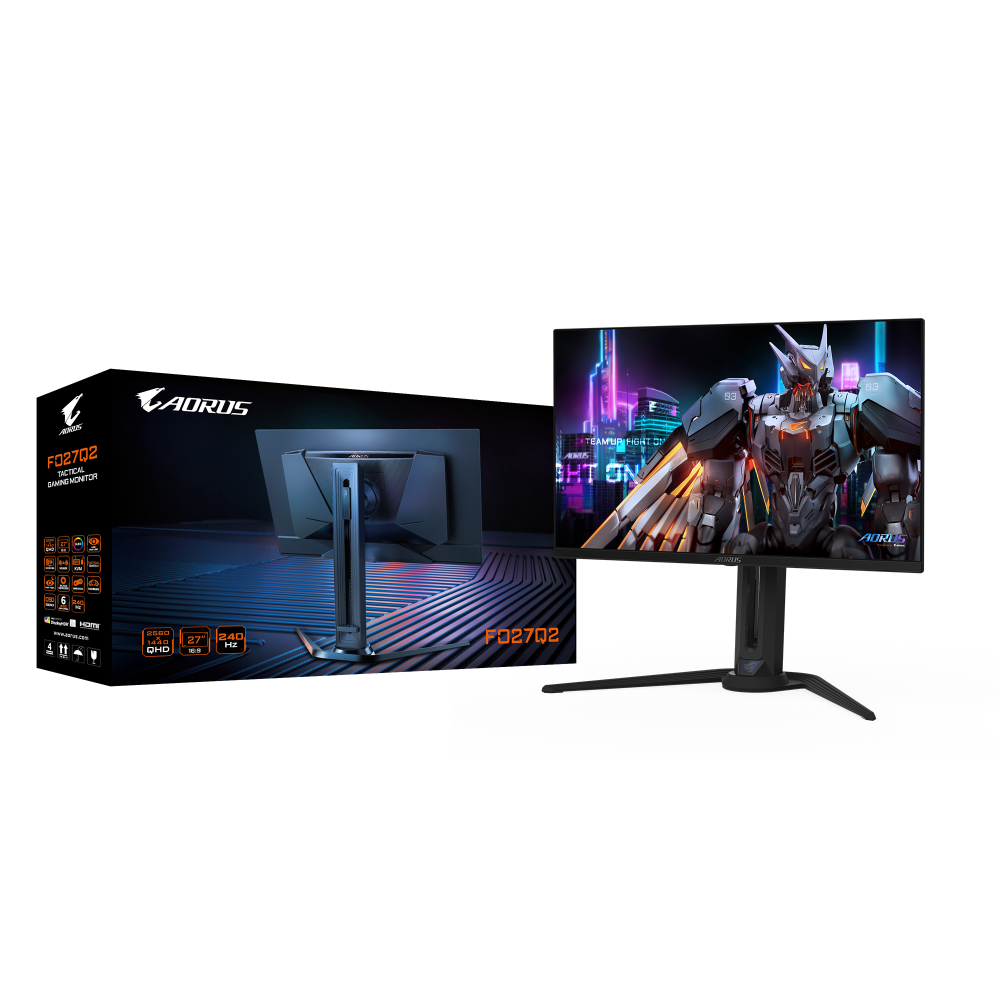 Gigabyte AORUS FO27Q2 2K OLED Monitor 2 Gigabyte AORUS FO27Q2 2K OLED Monitor 2