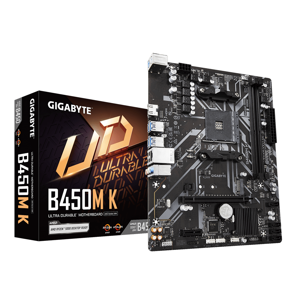 Gigabyte B450M K Ultra Durable Motherboard 6 Gigabyte B450M K Ultra Durable Motherboard 6