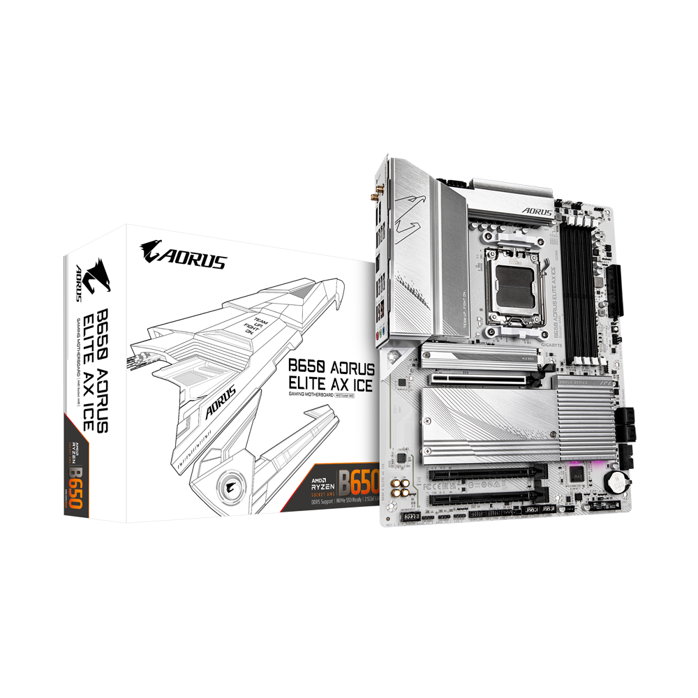 Gigabyte B650 Aorus Elite AX ICE Motherboard 1