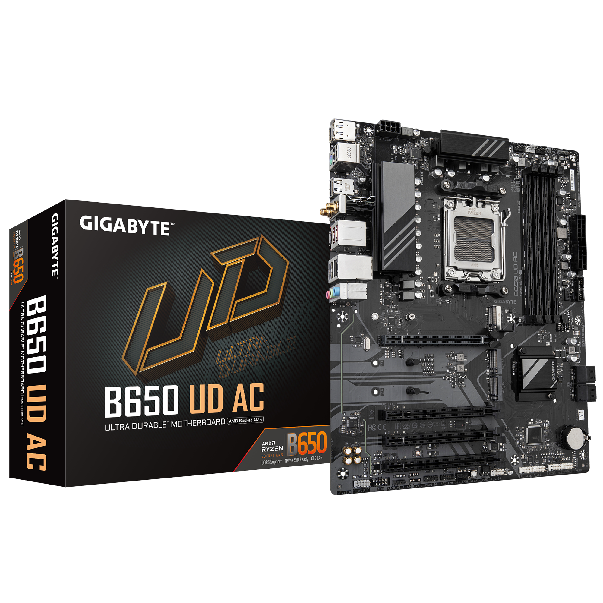 Gigabyte B650 UD AC ATX Motherboard 1 Gigabyte B650 UD AC ATX Motherboard 1