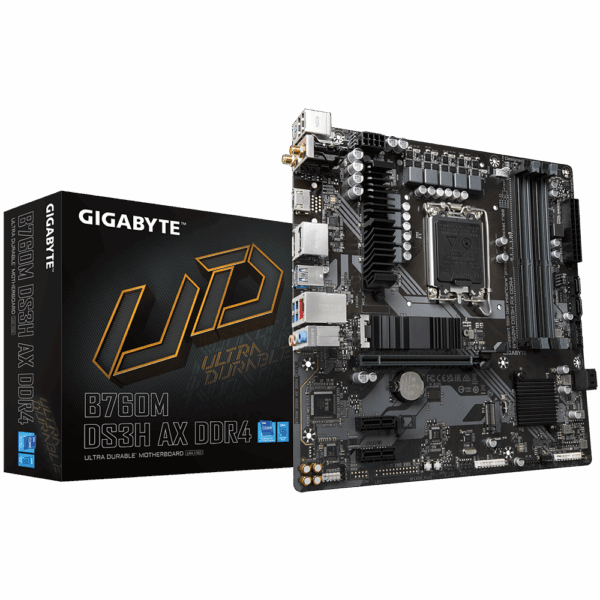 Gigabyte B760M DS3H AX DDR4 Motherboard