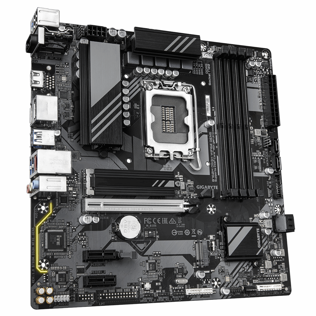 Gigabyte B760M DS3H WiFi6E Gen5 3