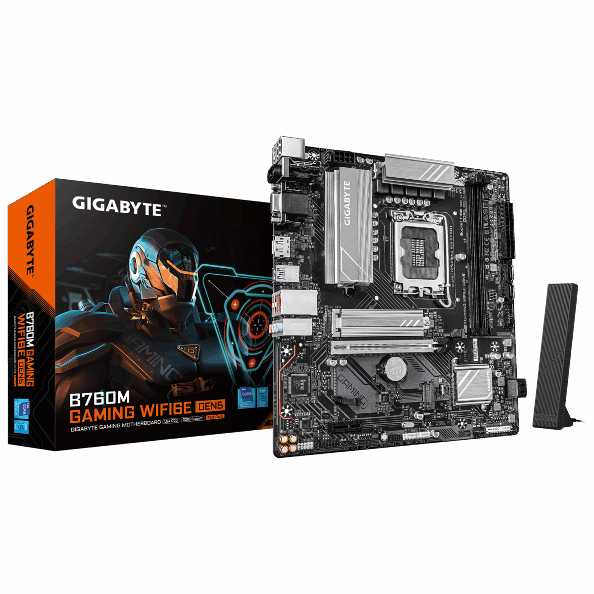 Gigabyte B760M Gaming WiFi6E Gen5 DDR5 Motherboard 1