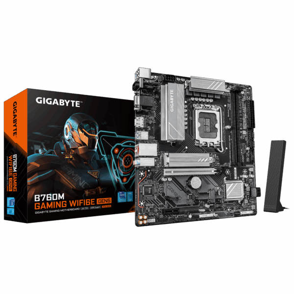 Gigabyte B760M Gaming WiFi6E Gen5 DDR5 Motherboard 1