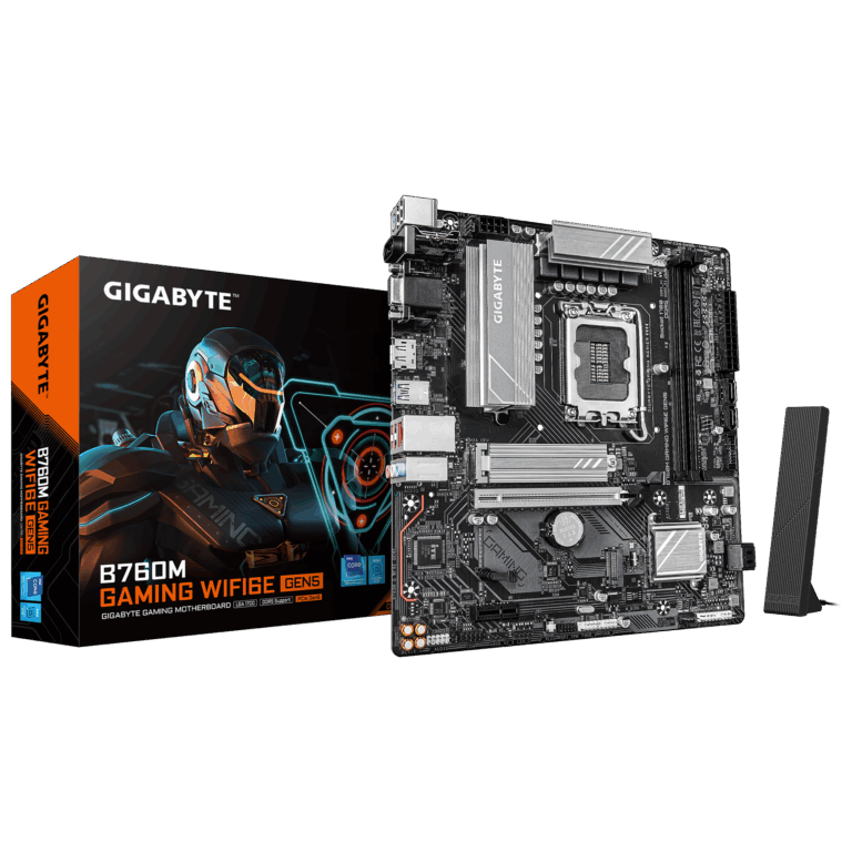 Gigabyte B760M Gaming WiFi6E Gen5 DDR5 Motherboard 1