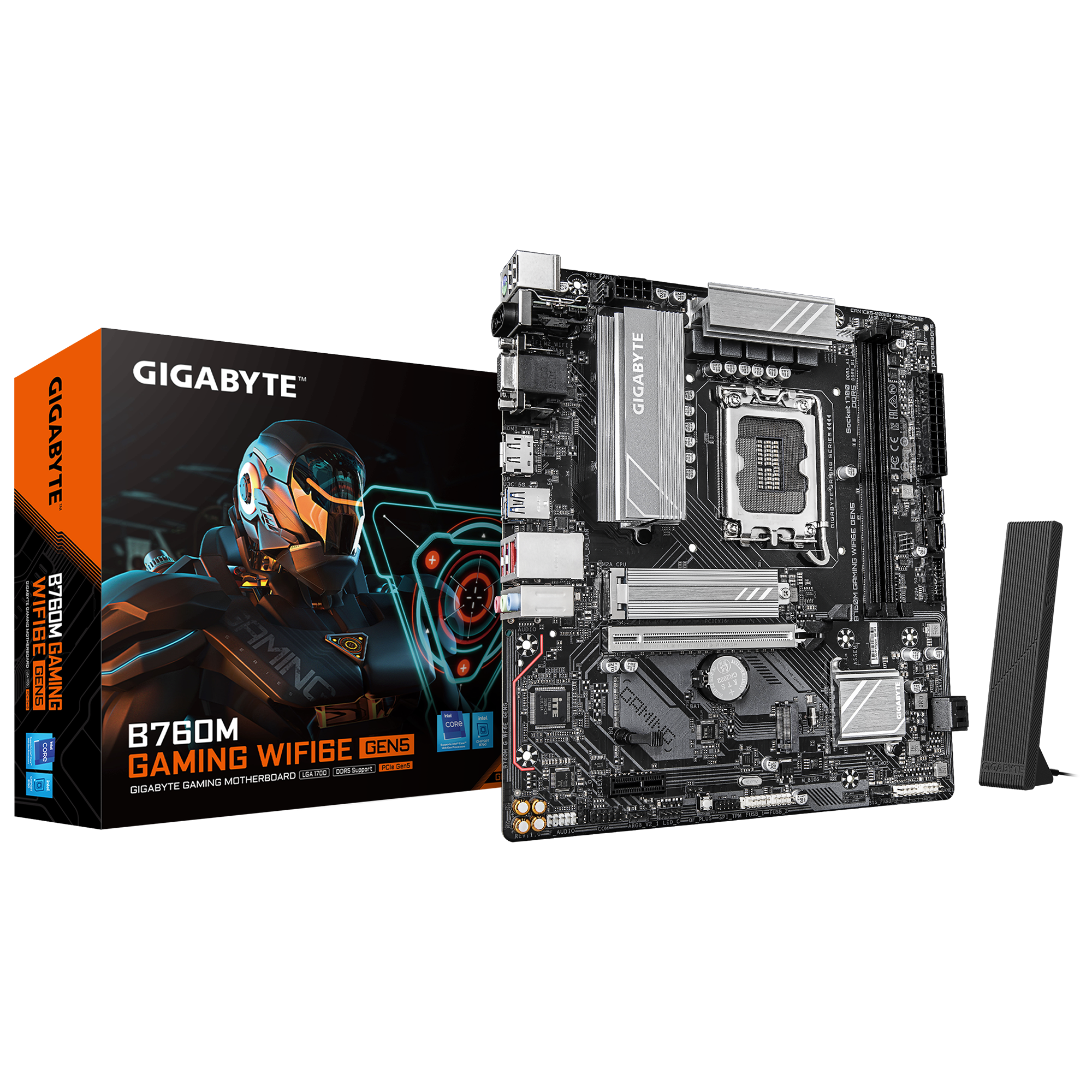 Gigabyte B760M Gaming WiFi6E Gen5 DDR5 Motherboard 1 Gigabyte B760M Gaming WiFi6E Gen5 DDR5 Motherboard 1