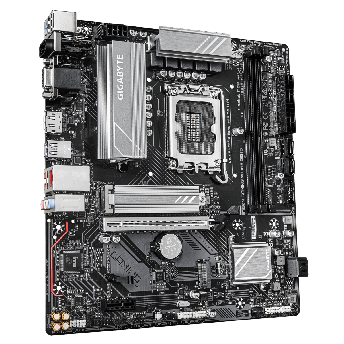 Gigabyte B760M Gaming WiFi6E Gen5 DDR5 Motherboard 3