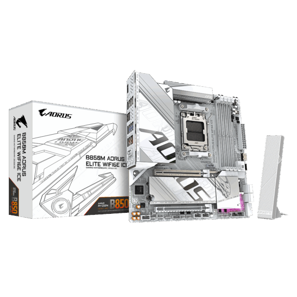 Gigabyte B850M Aorus Elite WiFi6E ICE Motherboard 1