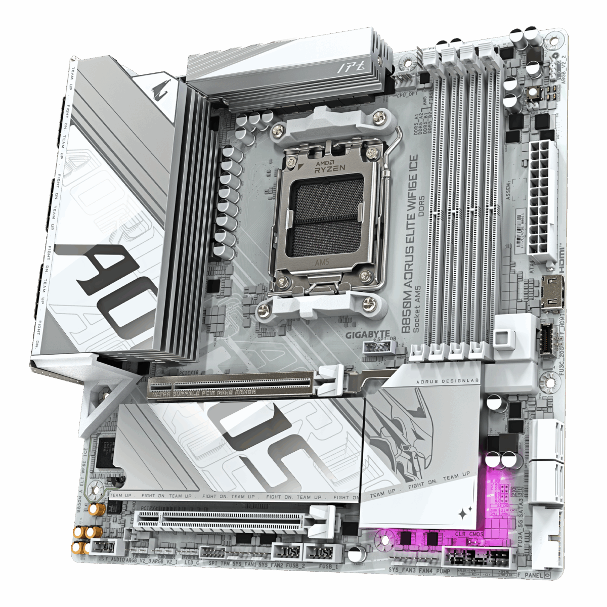 Gigabyte B850M Aorus Elite WiFi6E ICE Motherboard 4