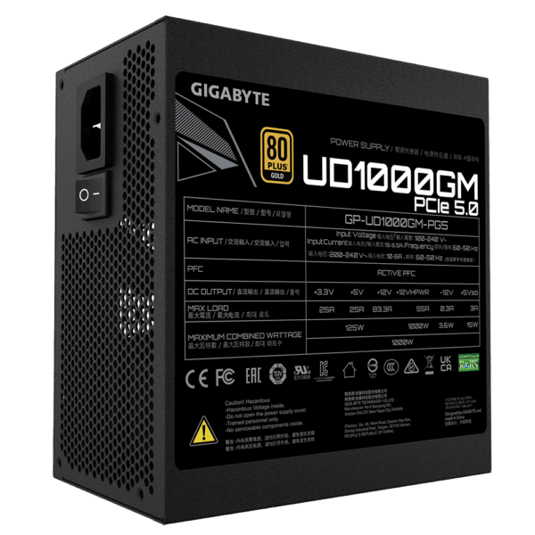 Gigabyte GP UD1000GM PG5 1000W SMPS 1