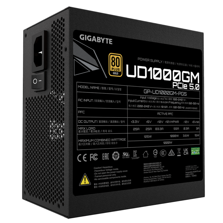 Gigabyte GP UD1000GM PG5 1000W SMPS 1