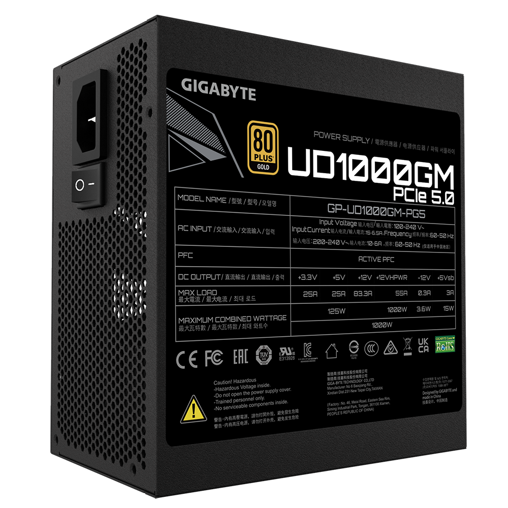 Gigabyte GP UD1000GM PG5 1000W SMPS 1