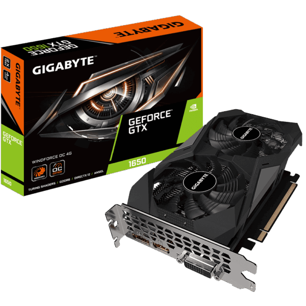 Gigabyte GeForce GTX 1650 D6 Windforce OC 4G 8