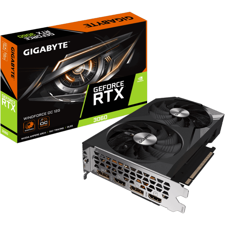 Gigabyte GeForce RTX 3060 Windforce OC 12G Graphics Card 1