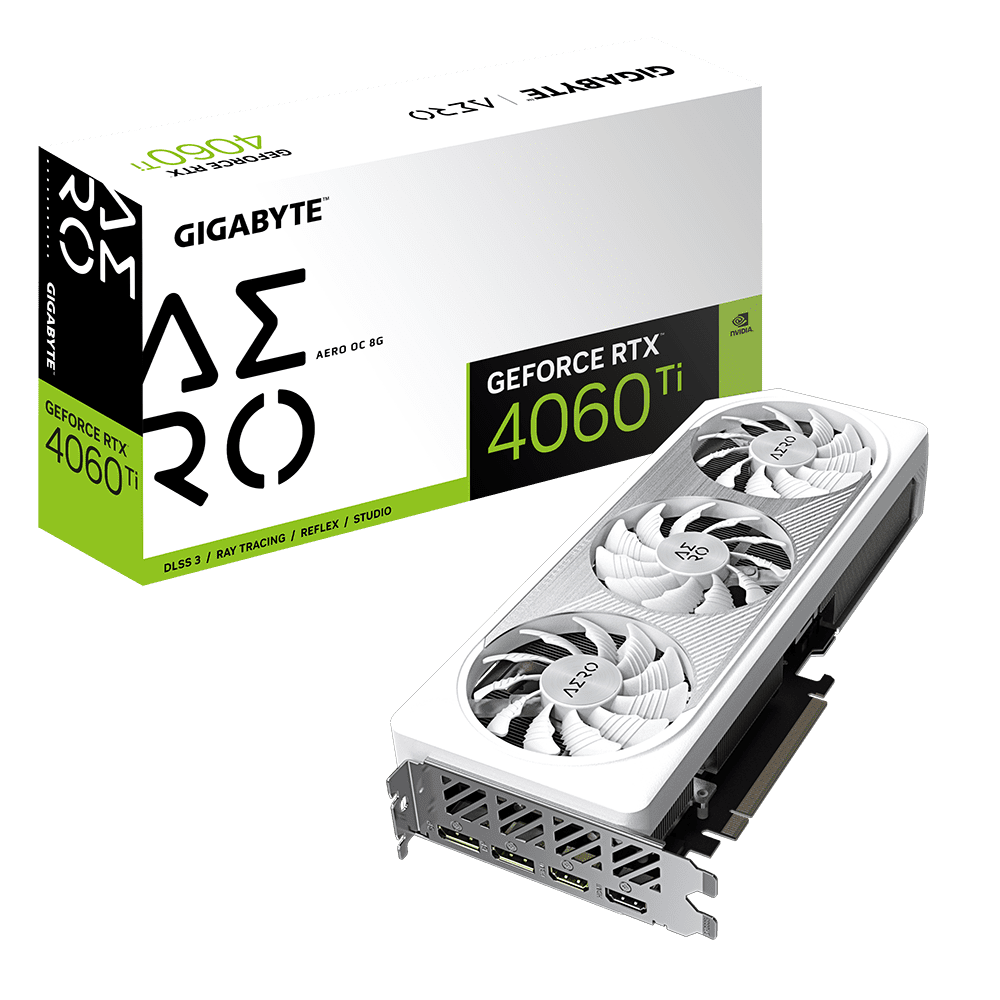 Gigabyte GeForce RTX 4060 Ti Aero OC 8GB A 1 Gigabyte GeForce RTX 4060 Ti Aero OC 8GB A 1