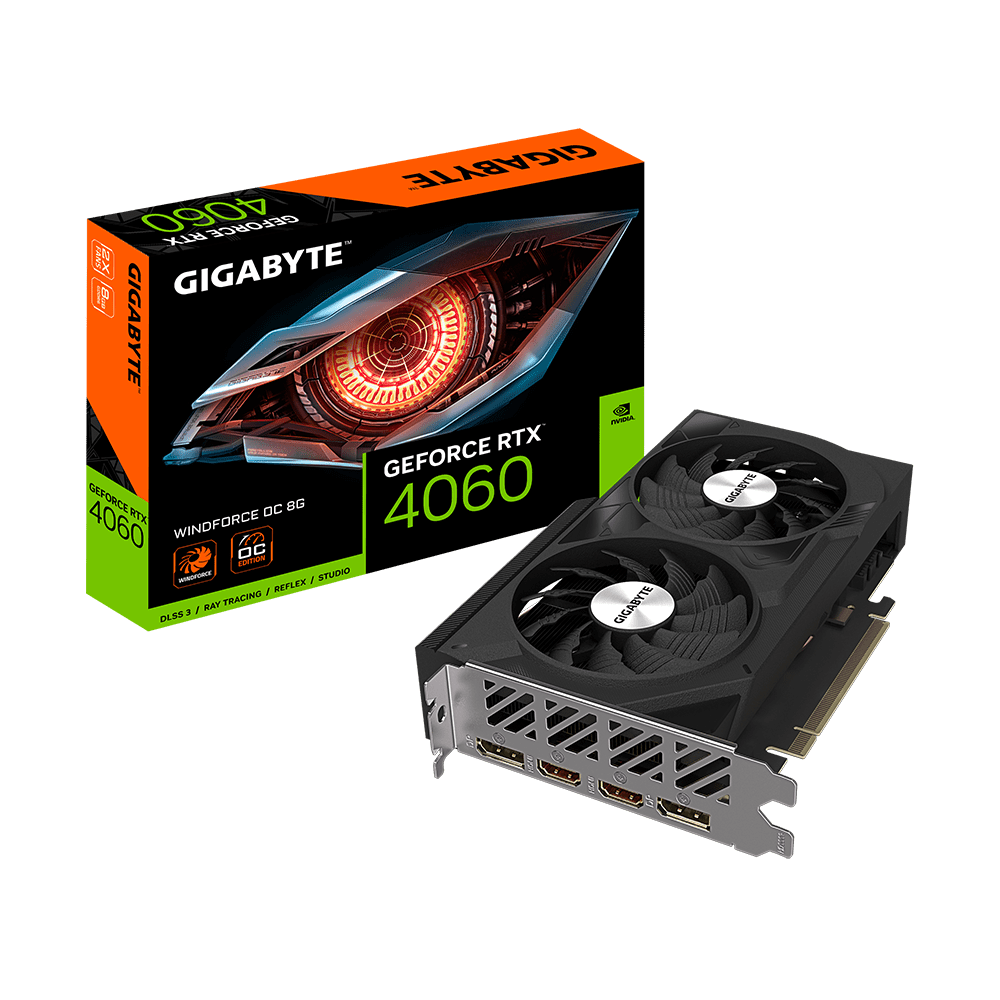 Gigabyte GeForce RTX 4060 Windforce OC 8G 1 Gigabyte GeForce RTX 4060 Windforce OC 8G 1