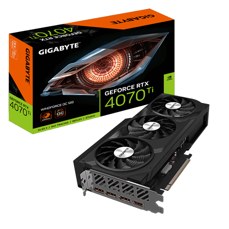 Gigabyte GeForce RTX 4070 Ti WindForce OC 12G 8